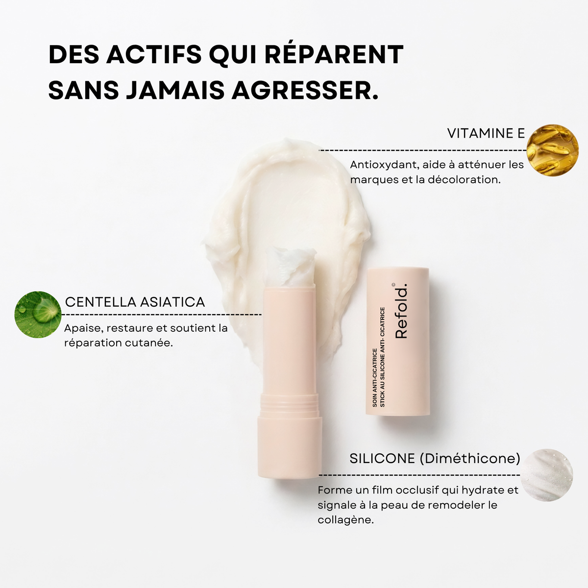 Stick Clinique — Réparateur cicatrices d'acné