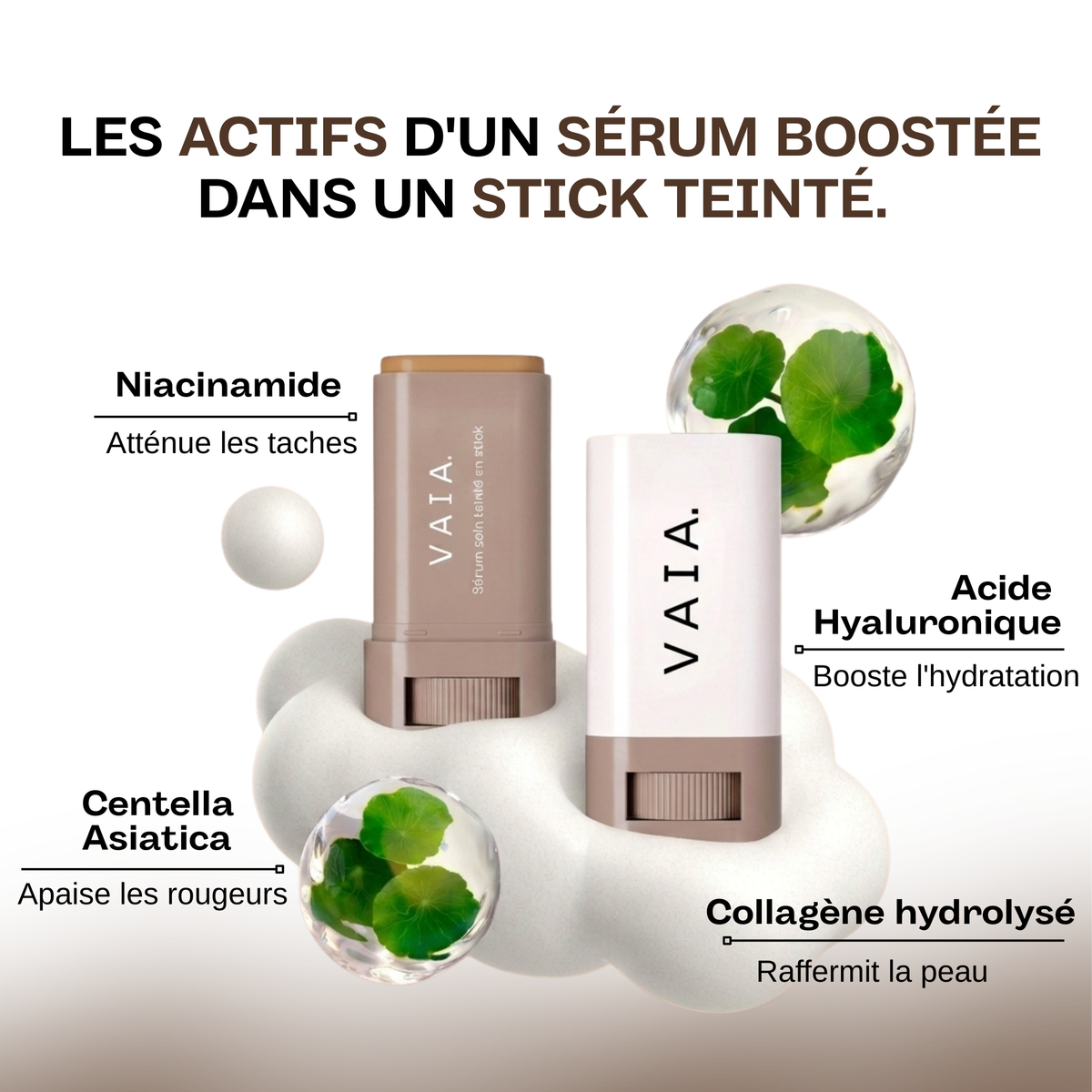 Baume sérum boosté teinté en stick